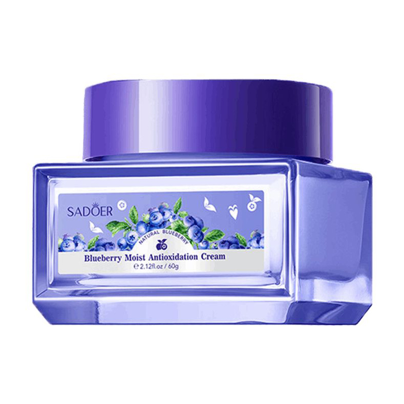 Антиоксидантний крем для обличчя Sadoer Blueberry Moist Antioxidation Cream з чорницею, 60 г