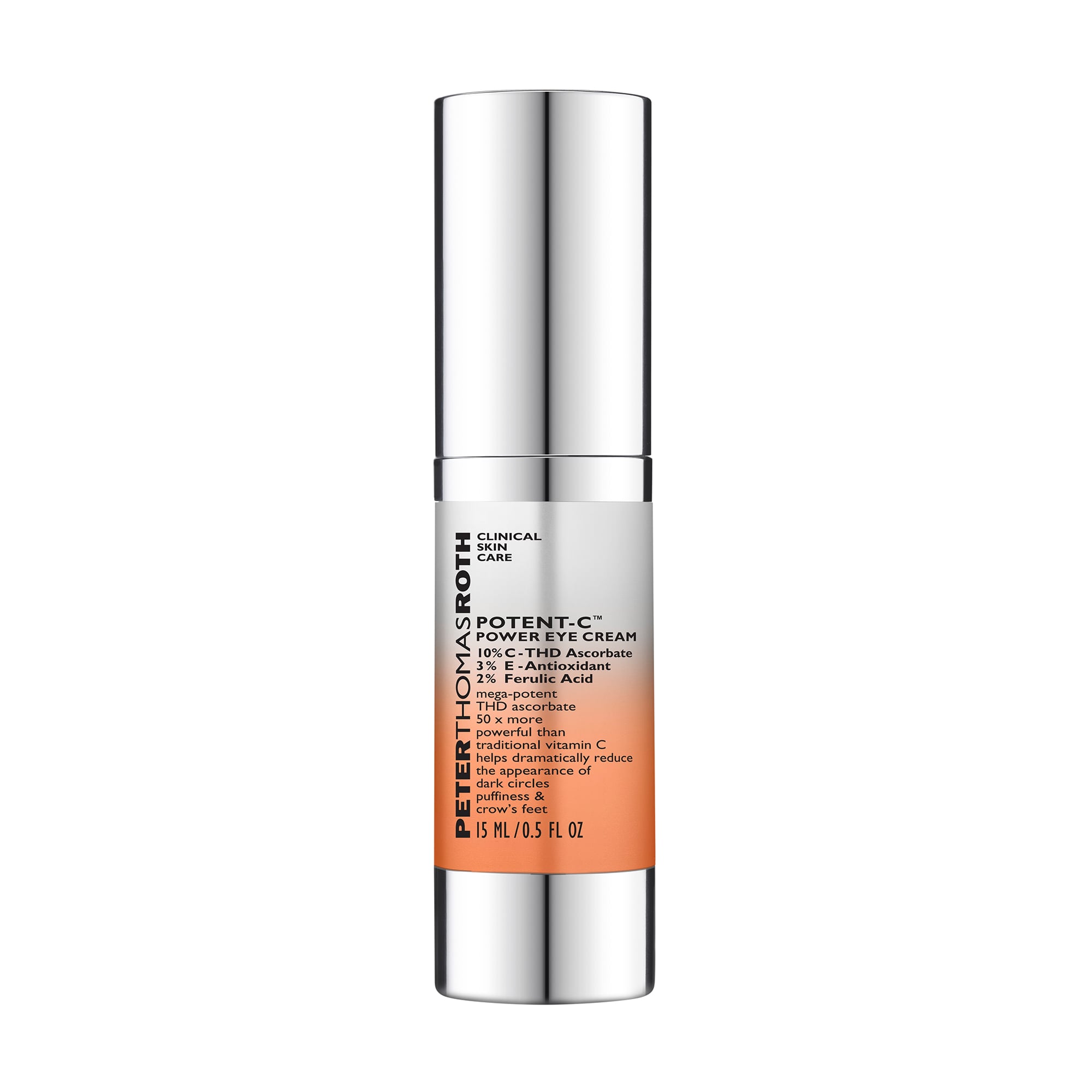 Антиоксидантний крем для шкіри навколо очей Peter Thomas Roth Potent-C Power Eye Cream з вітаміном С, 15 мл