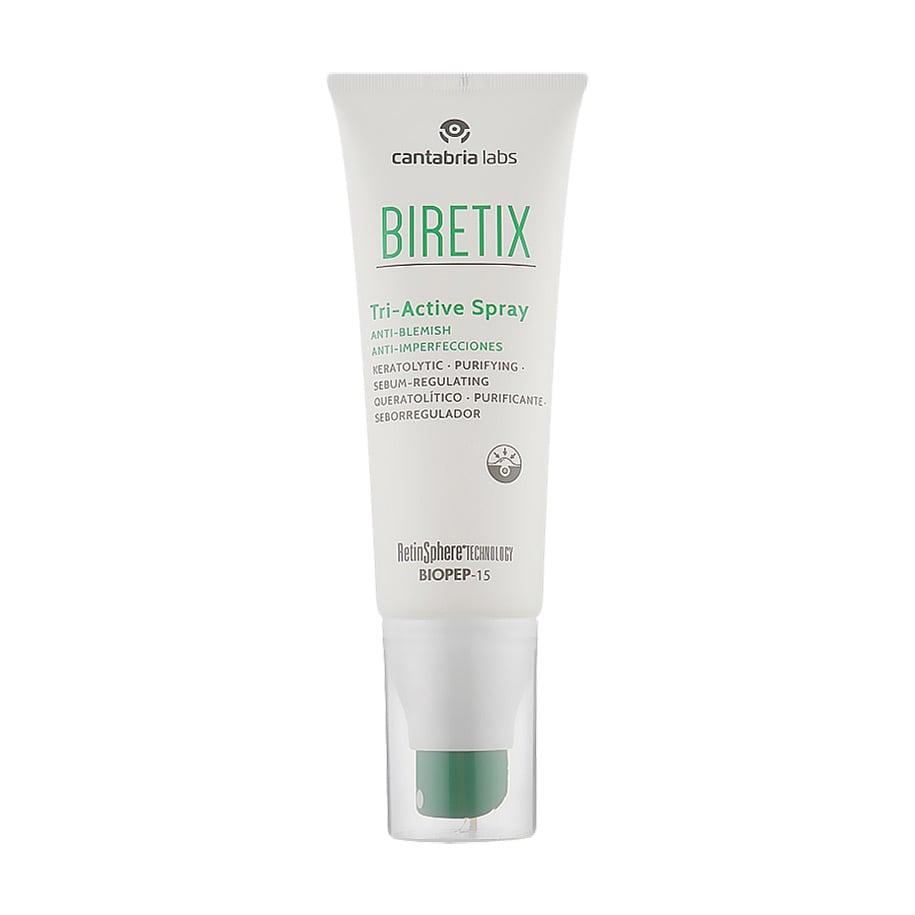 Спрей для обличчя три-актив антиакне Cantabria Labs Biretix Tri-Active Spray Anti-Blemish, 100 мл